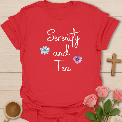 Serenity and Tea T-Shirt - Kozzy Co Red / S