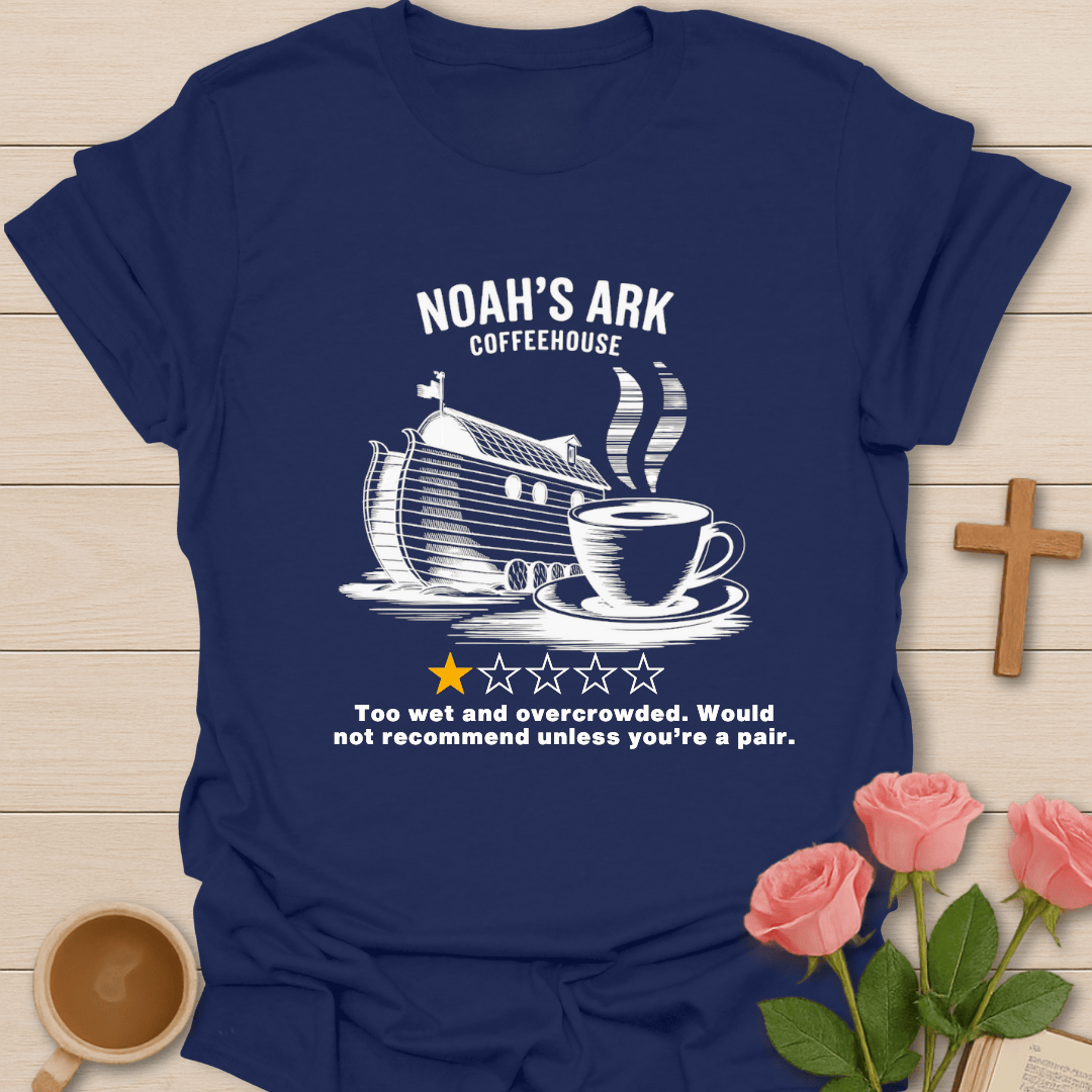 Noah's Ark Coffee House One Star Review T-Shirt