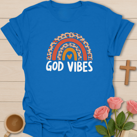 Rainbow God Vibes T-Shirt