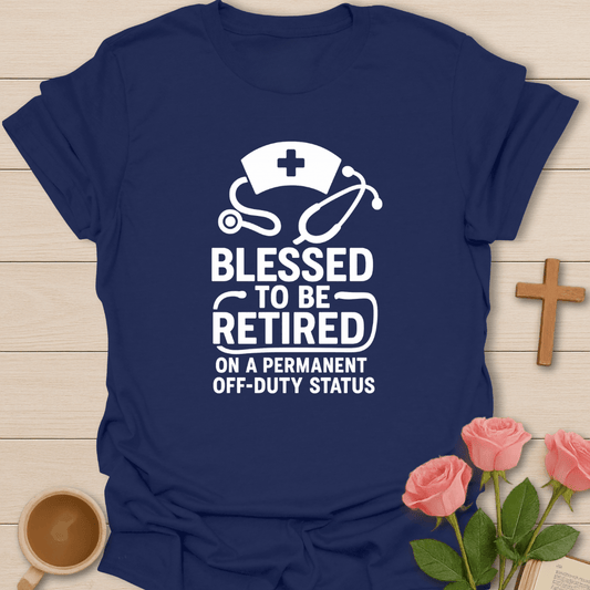 Retired Nurse T-Shirt - Kozzy Co Navy / S