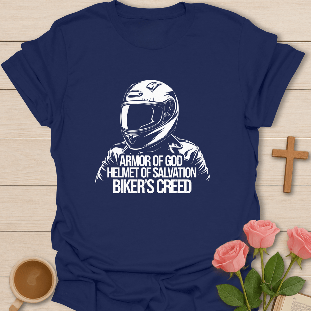 Biker Armor Of God T-Shirt