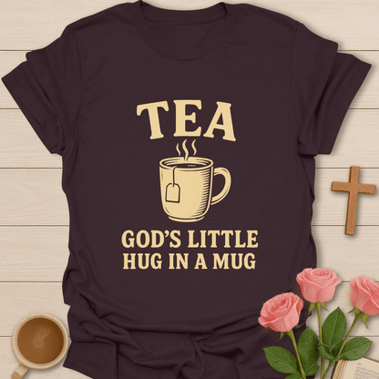 Tea God's Hug T-Shirt - Kozzy Co Dark Chocolate / S