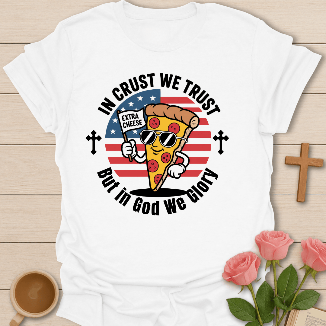 Pizza Faith T-Shirt - Kozzy Co White / S