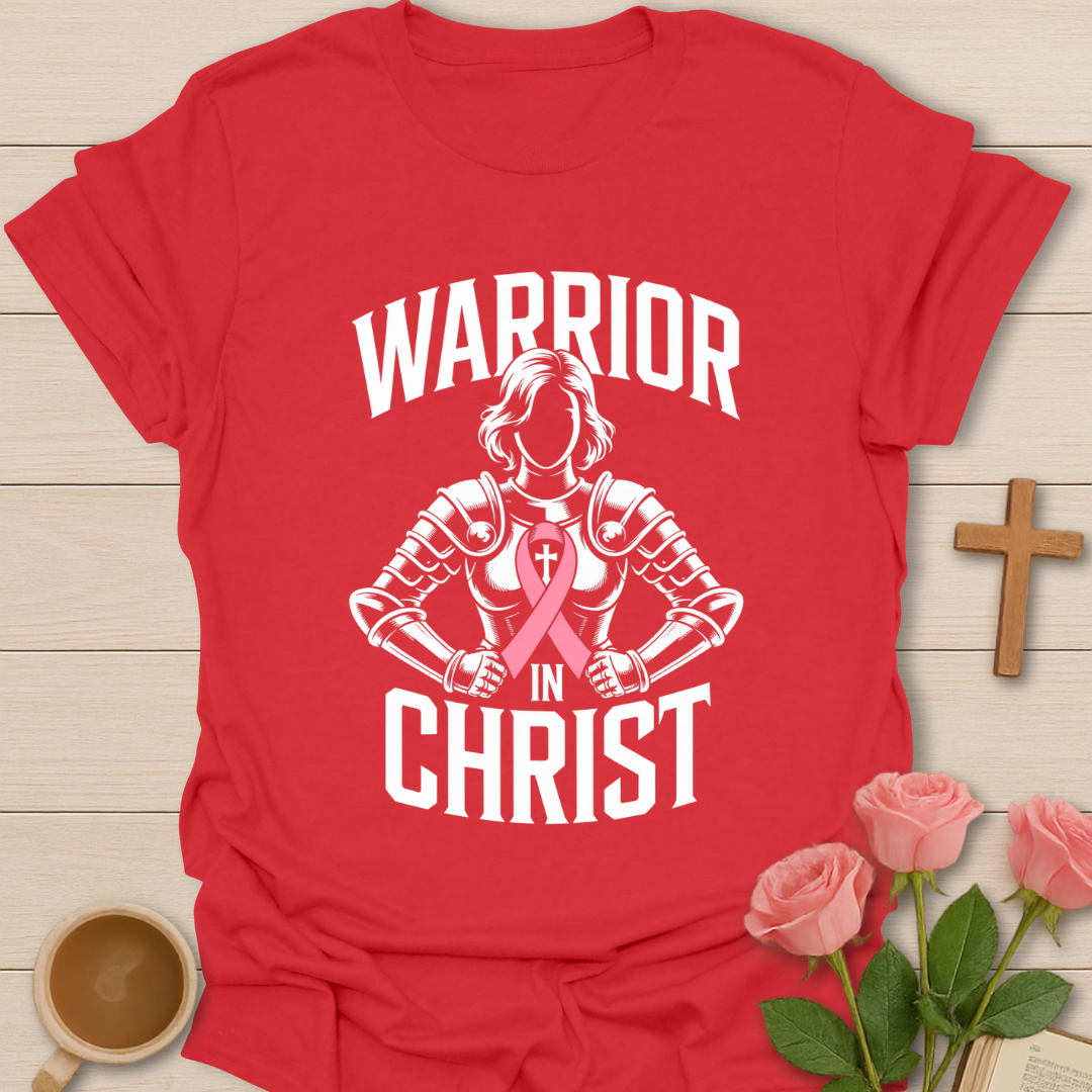 Warrior In Christ Pink T-Shirt