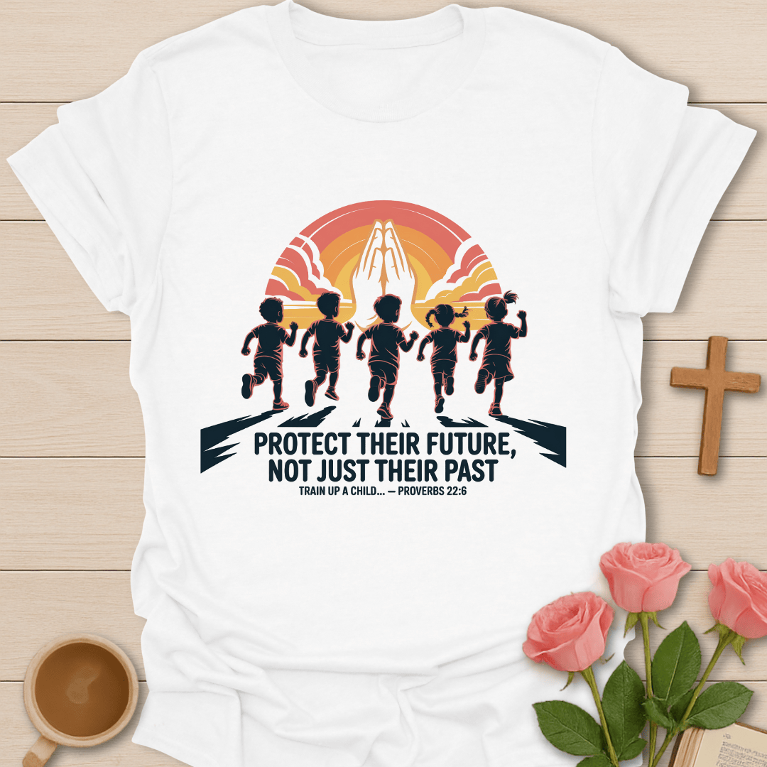 Train Up A Child T-Shirt - Kozzy Co White / S