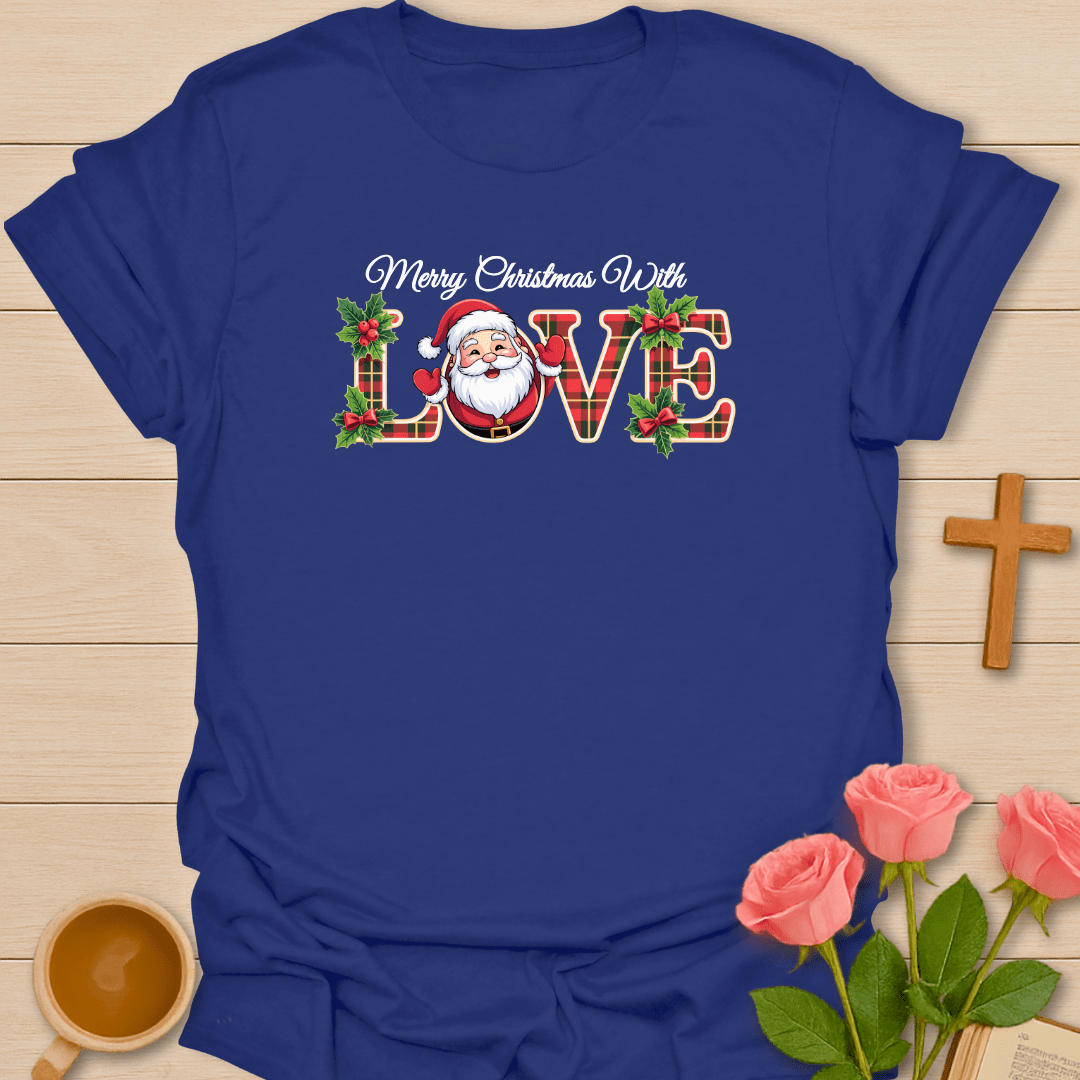 Santa's Christmas Love T-Shirt T-Shirt