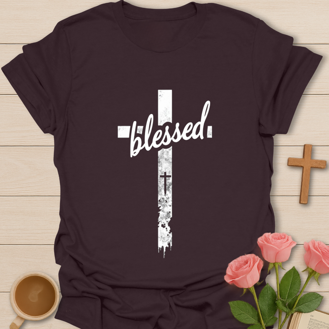 Blessed Rugged Cross T-Shirt