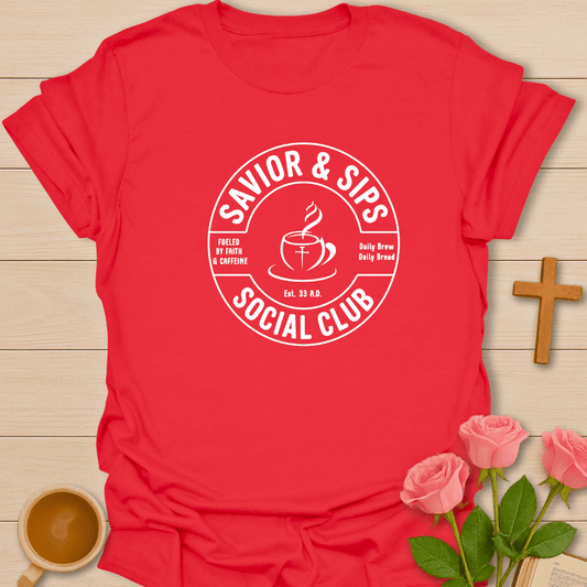 Savior & Sip Social Club T-Shirt
