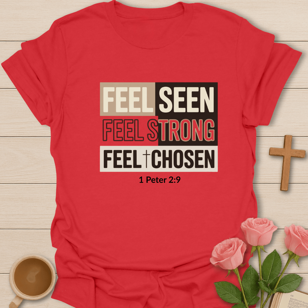 Feel Chosen T-Shirt - Kozzy Co Red / S