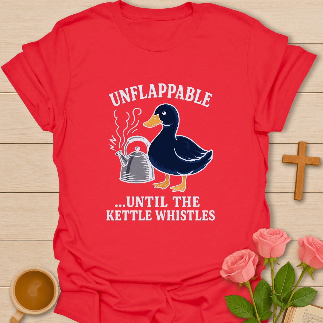 Unflappable Kettle T-Shirt - Kozzy Co Red / S