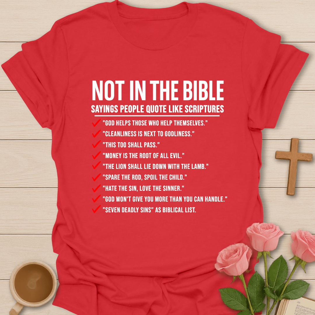 Not In The Bible T-Shirt T-Shirt