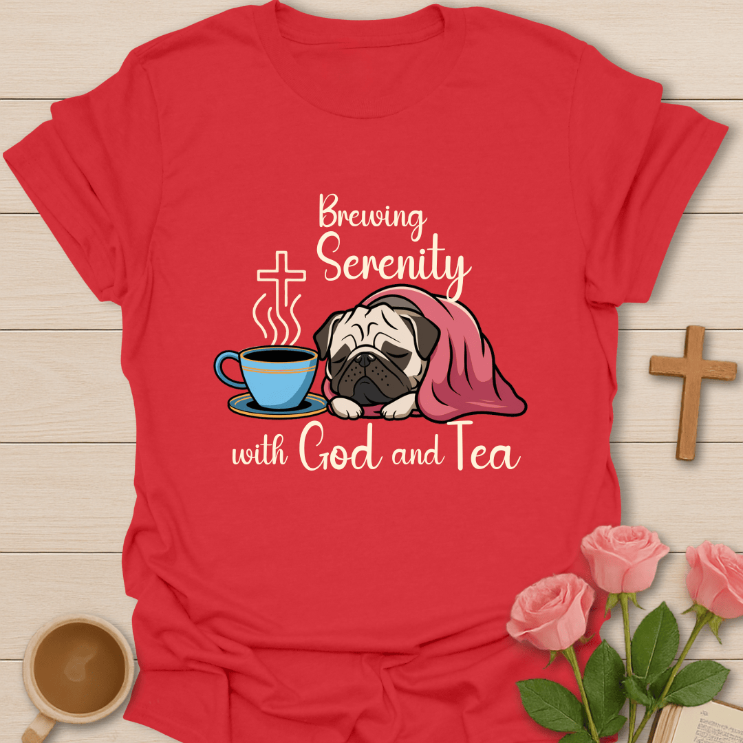 Brewing Serenity Dog T-Shirt T-Shirt