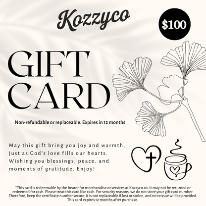 KozzyCo E-Gift Card Gift Card