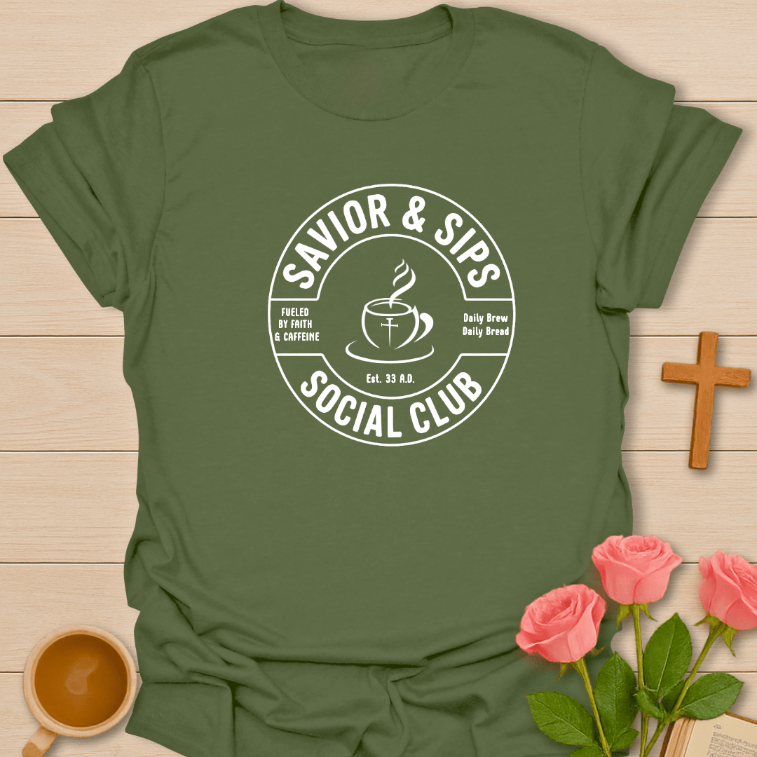 Savior & Sip Social Club T-Shirt