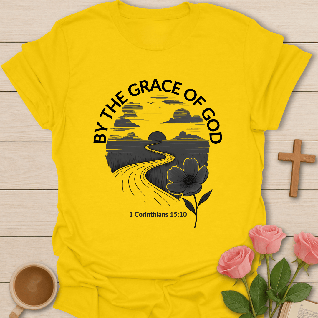 By The Grace Of God T-Shirt - Kozzy Co Daisy / S