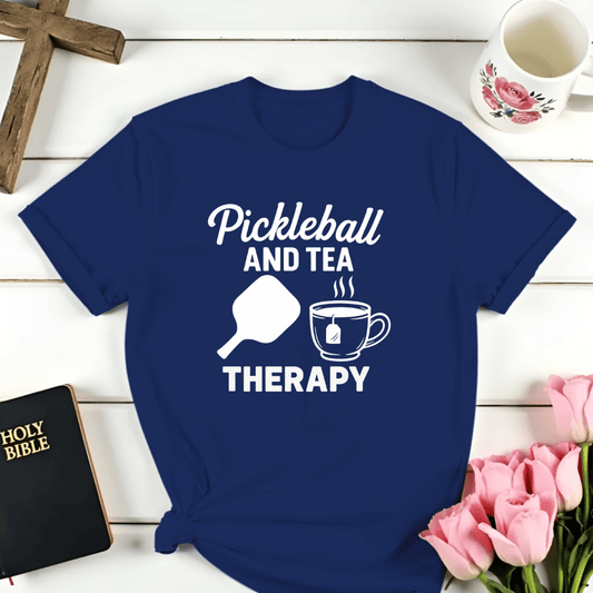 Pickleball & Tea Therapy T-Shirt - Kozzy Co