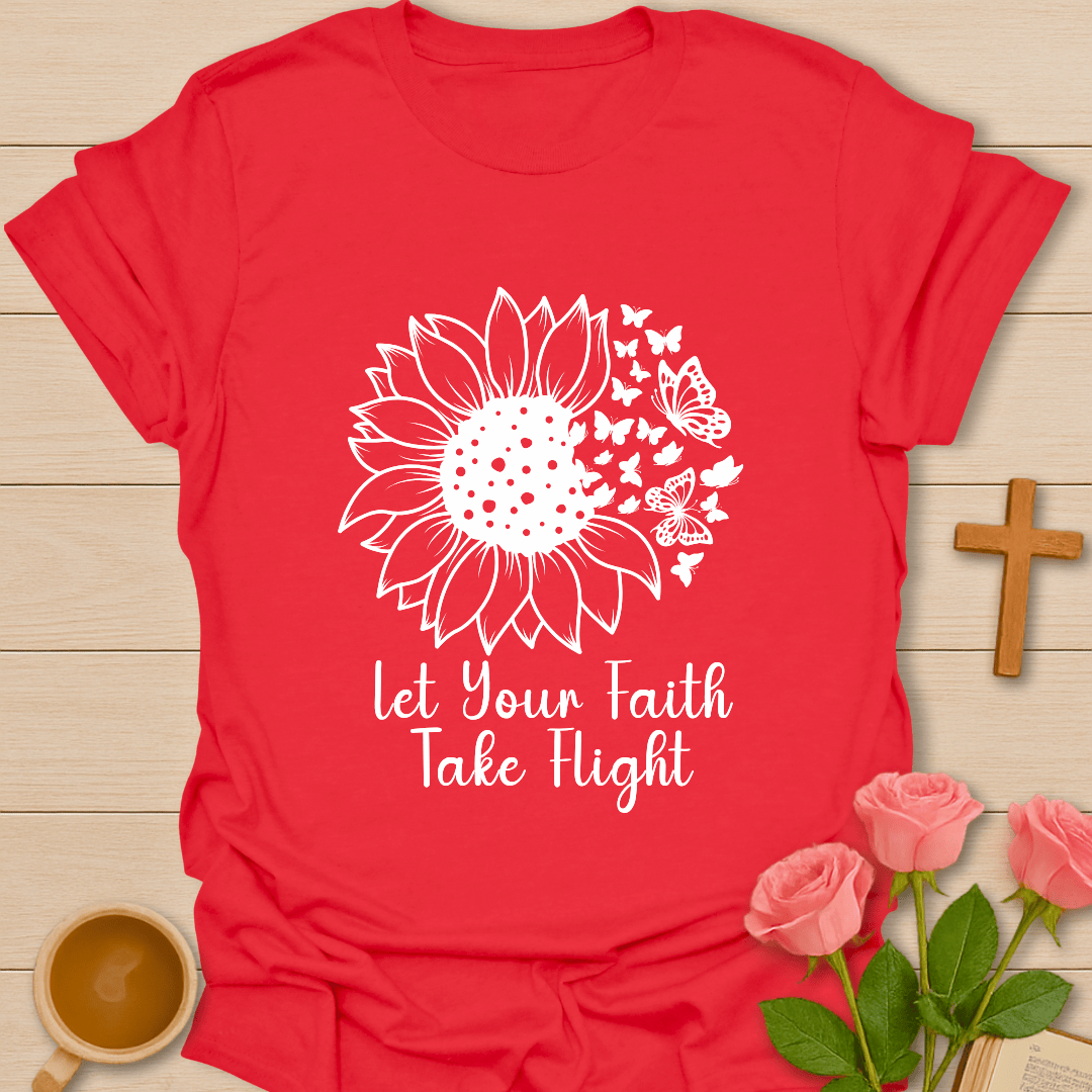 Faith Sunflower Flight T-Shirt T-Shirt