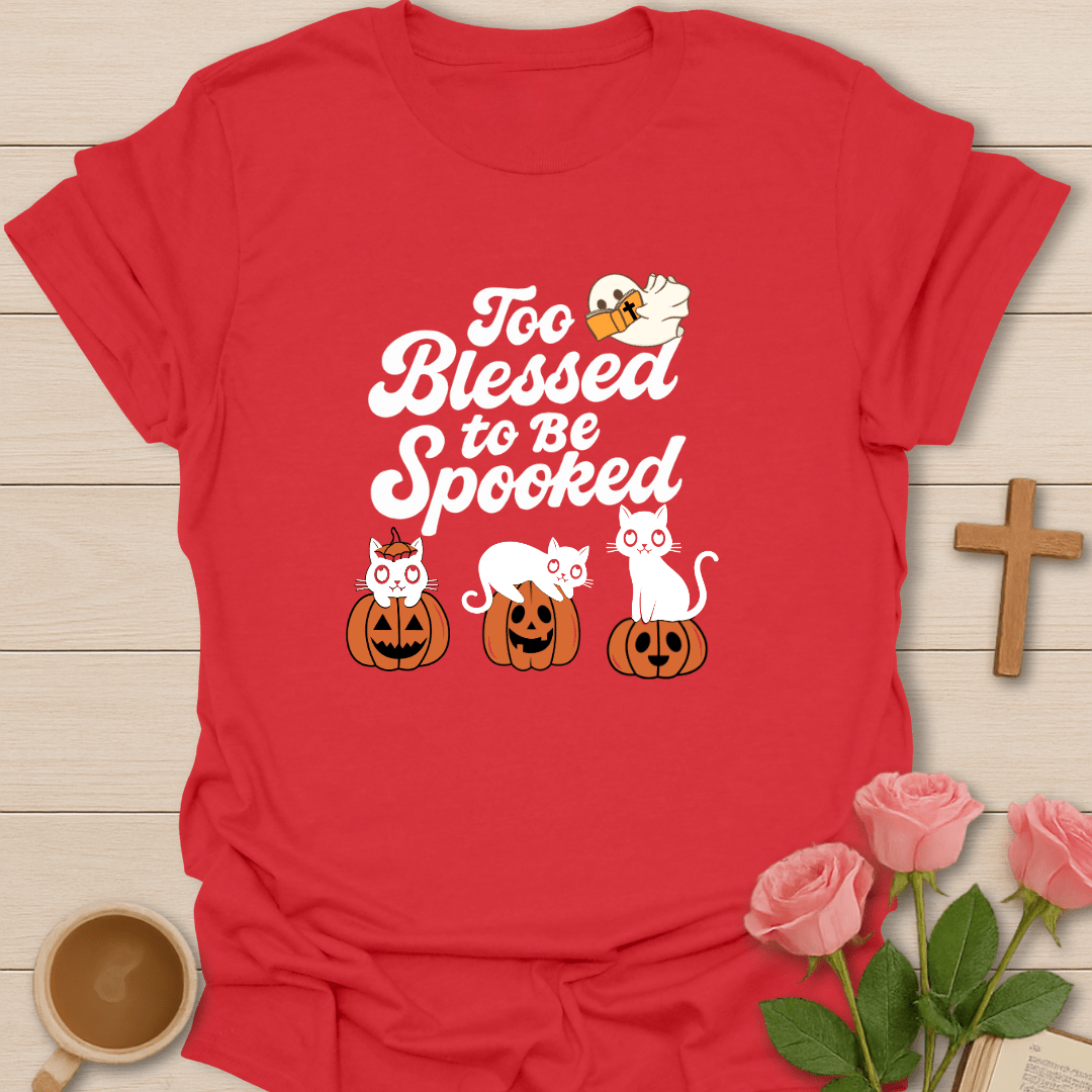 Too Spooked Cat T-Shirt