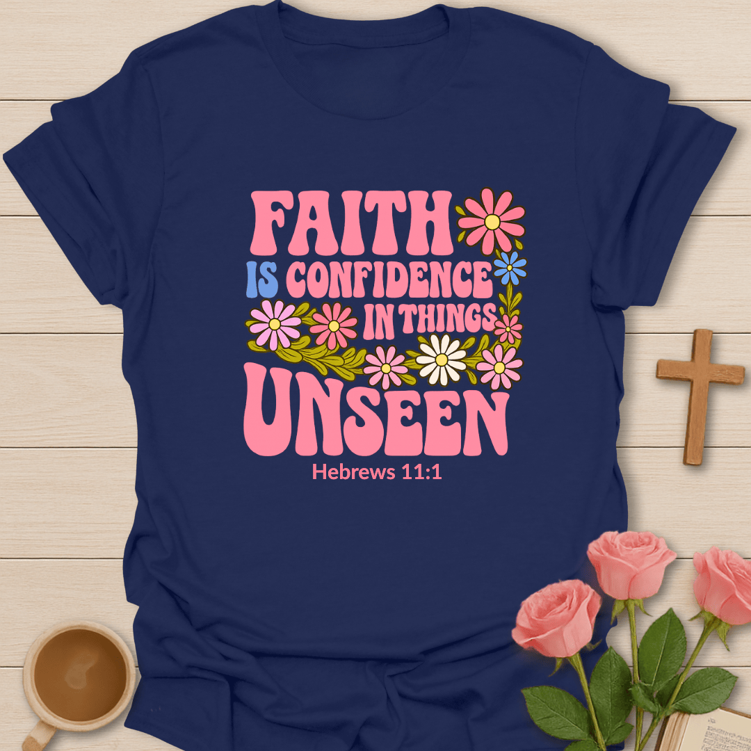 Confidence in God T-Shirt - Kozzy Co Navy / S