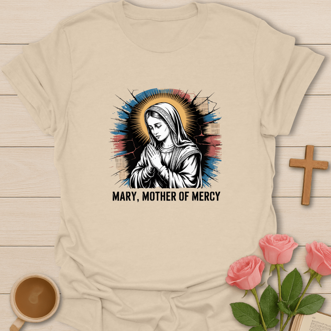 Mary Mother Of Mercy T-Shirt T-Shirt