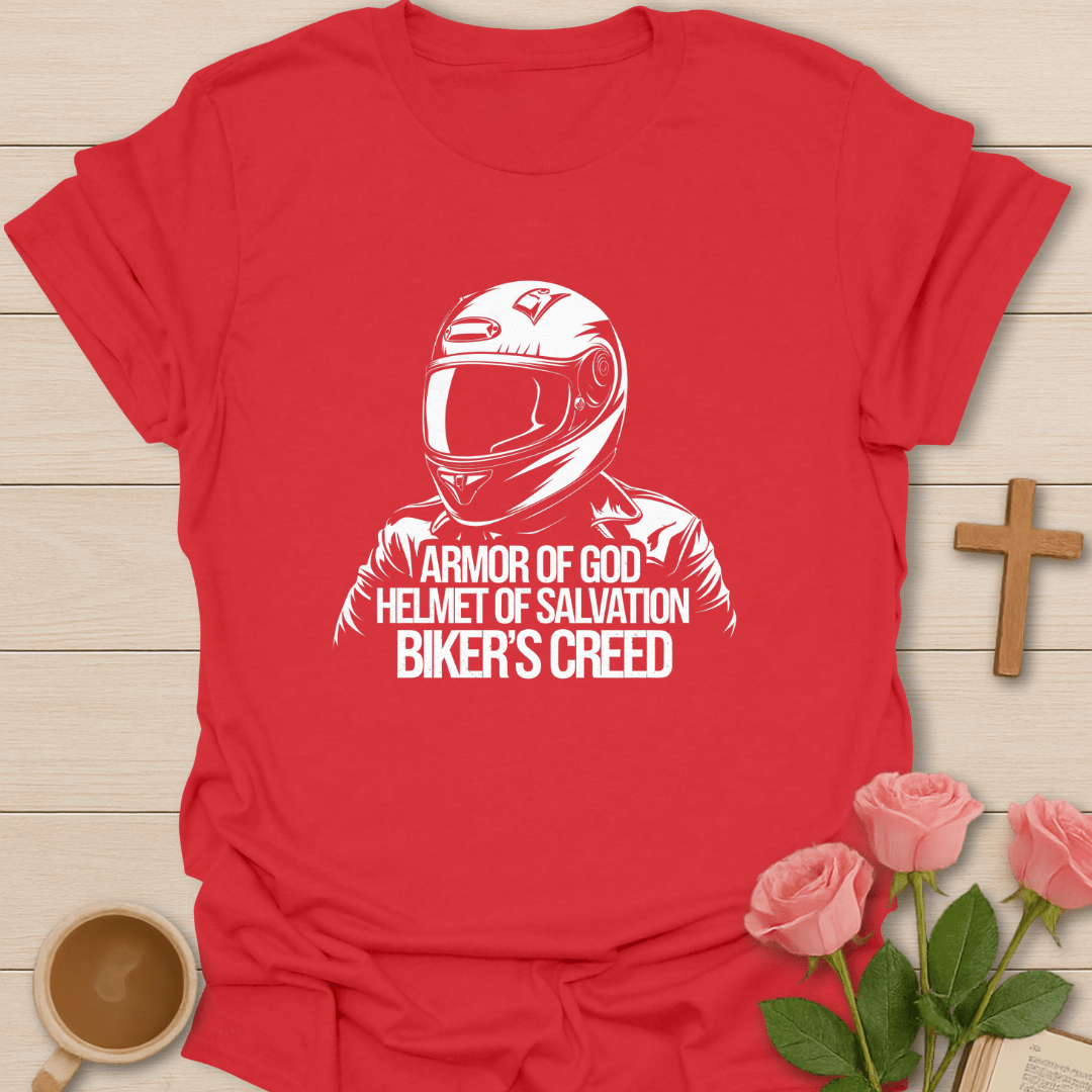 Biker Armor Of God T-Shirt