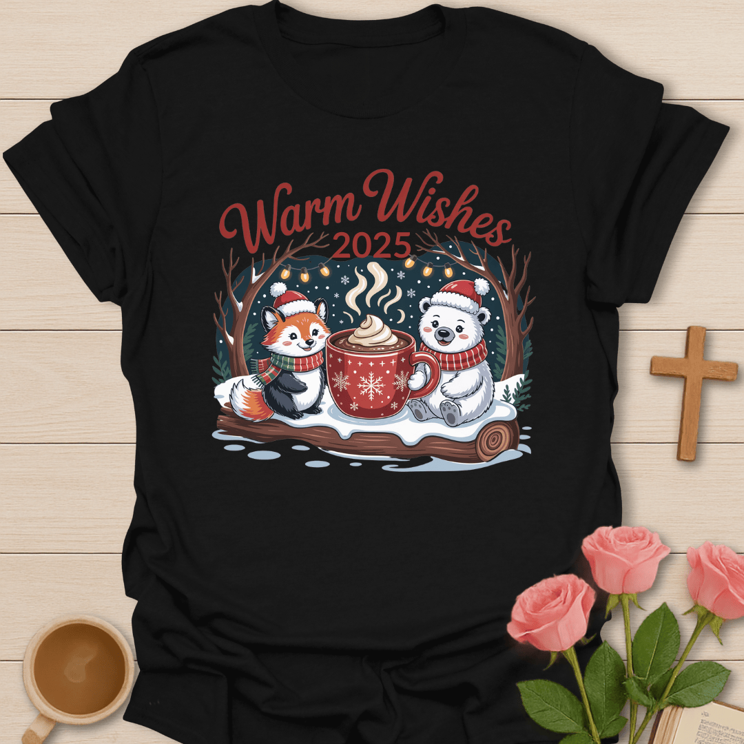 Warm Wishes 2025 Christmas T-Shirt T-Shirt