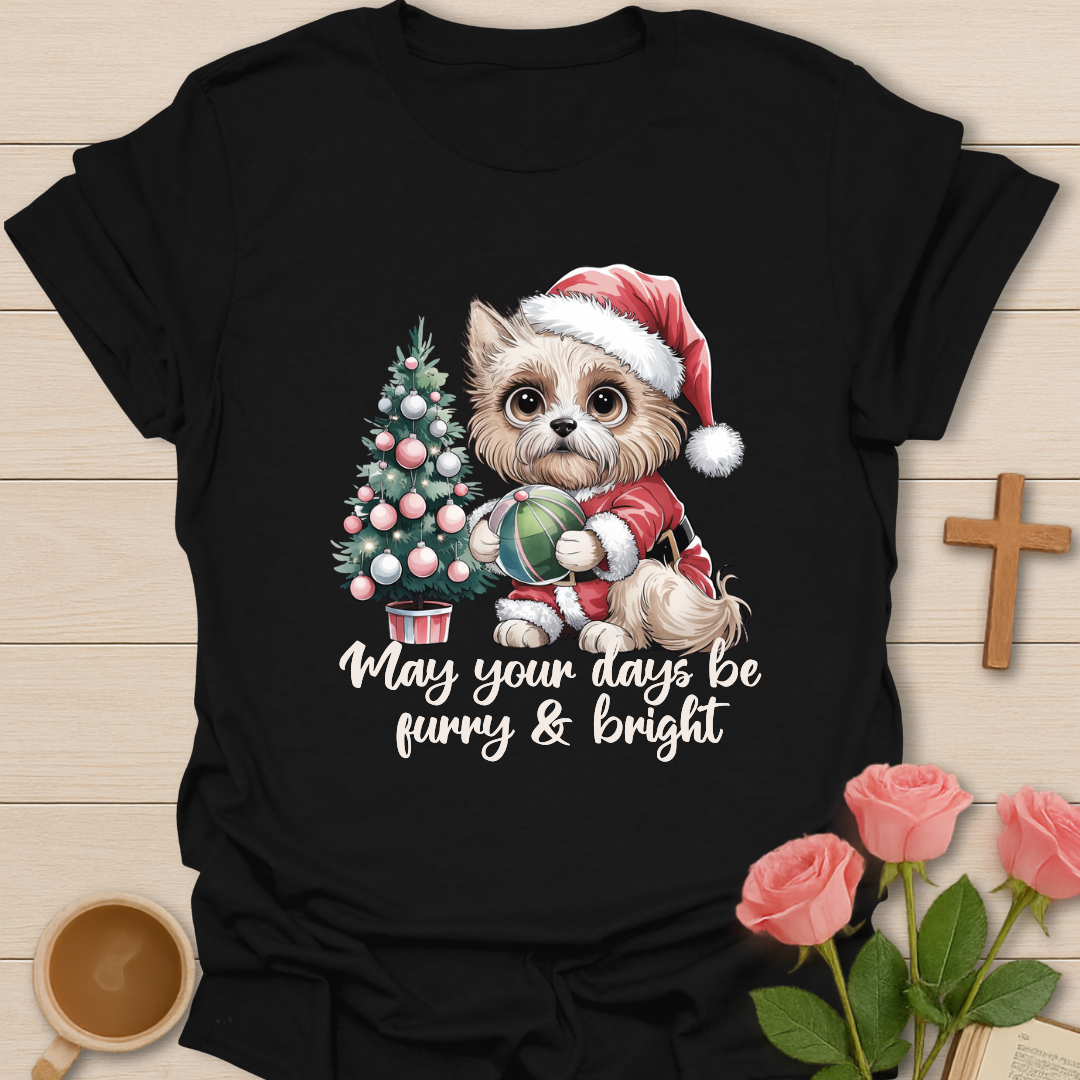 Furry & Bright Christmas T-Shirt
