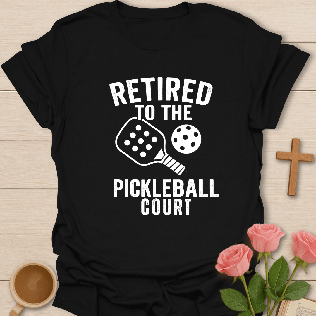 Retired Pickleball Court T-Shirt
