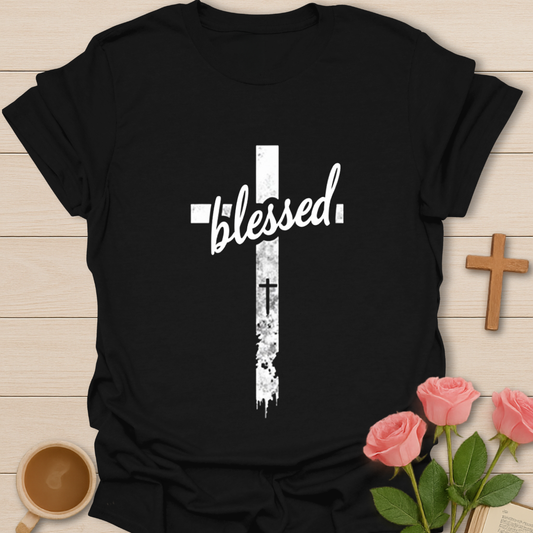 Blessed Rugged Cross T-Shirt
