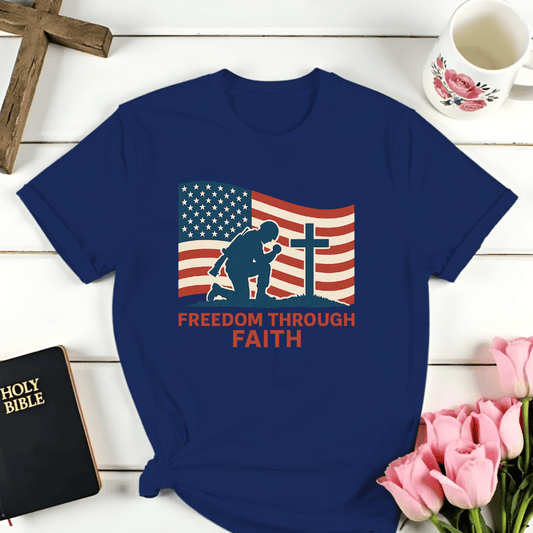 His Freedom Through Faith T-Shirt