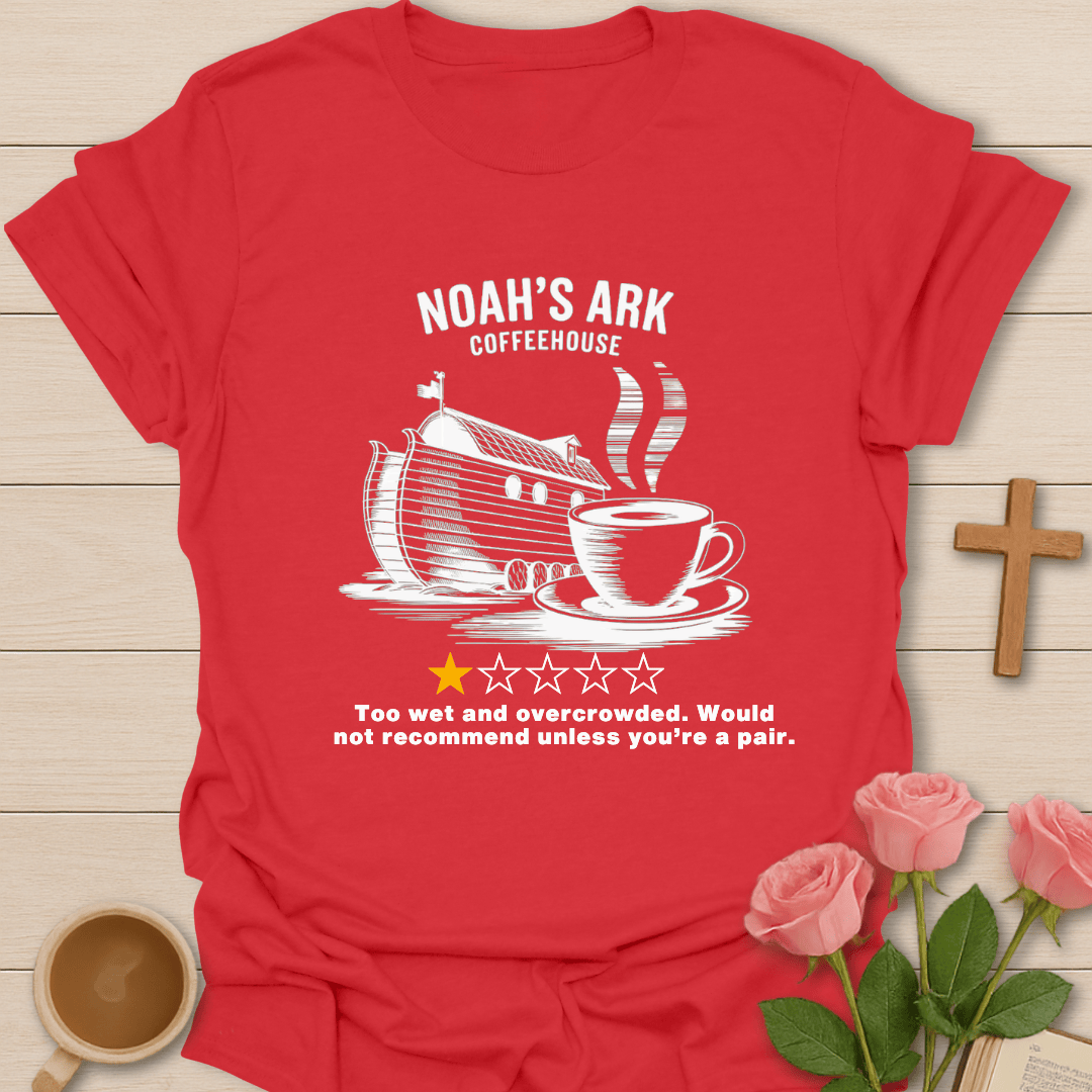 Noah's Ark Coffee House One Star Review T-Shirt