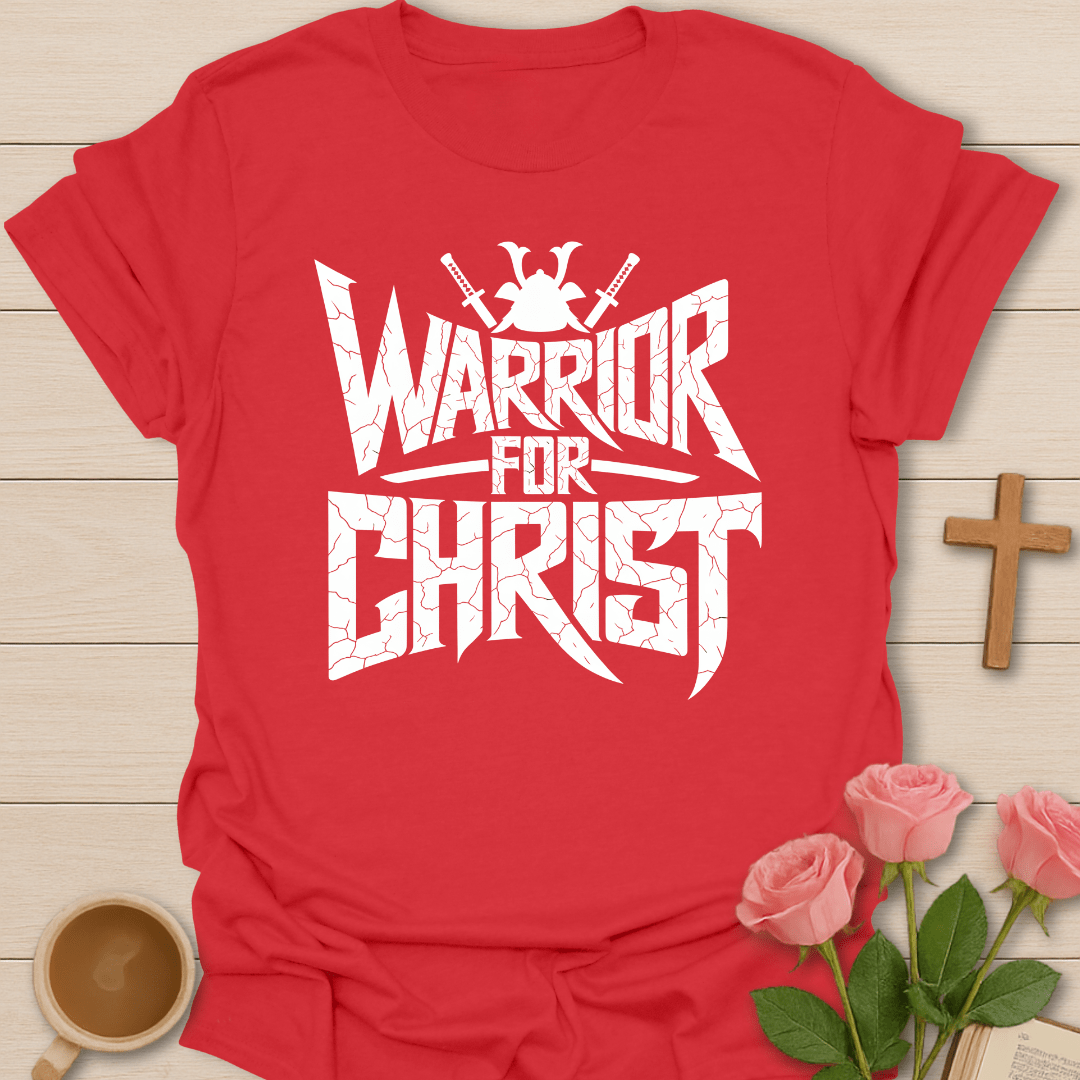 Warrior For Christ T-Shirt - Kozzy Co Red / S