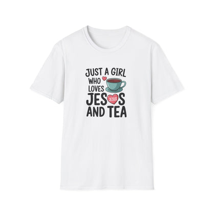 Loves Jesus And Tea T-Shirt