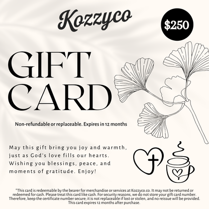 KozzyCo E-Gift Card Gift Card