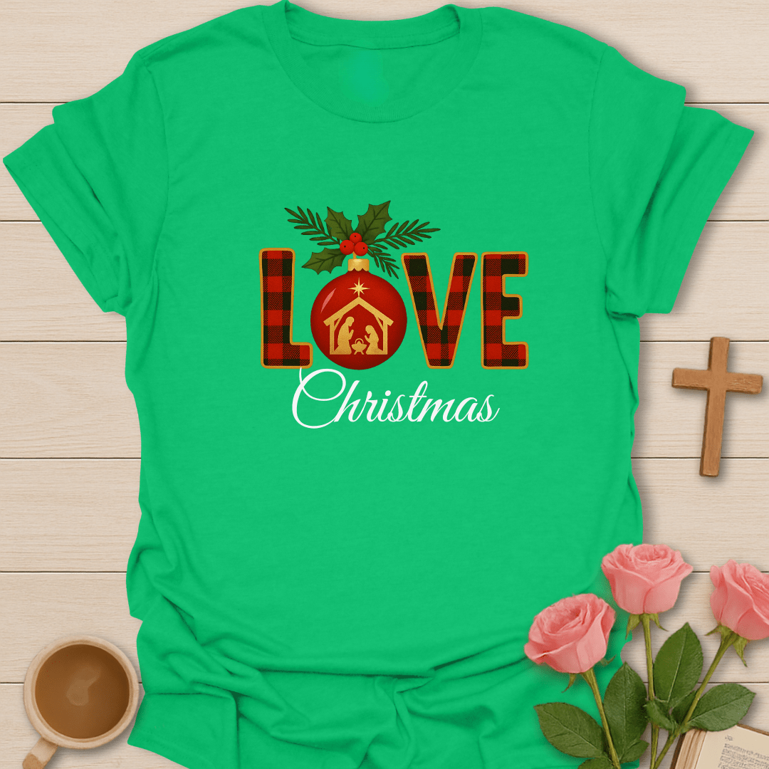 Love Christmas Nativity T-Shirt T-Shirt