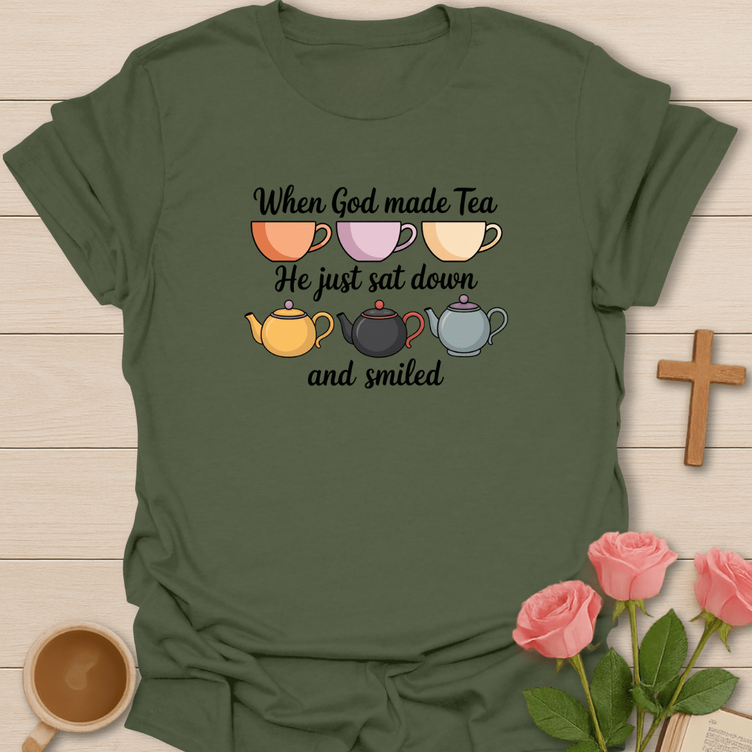 Smiling God Tea T-Shirt