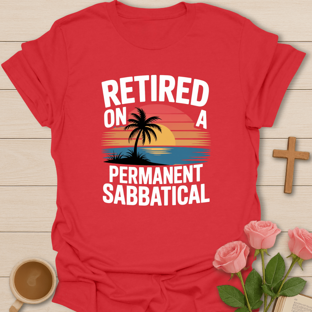 Retro Retired Professor T-Shirt - Kozzy Co Red / S