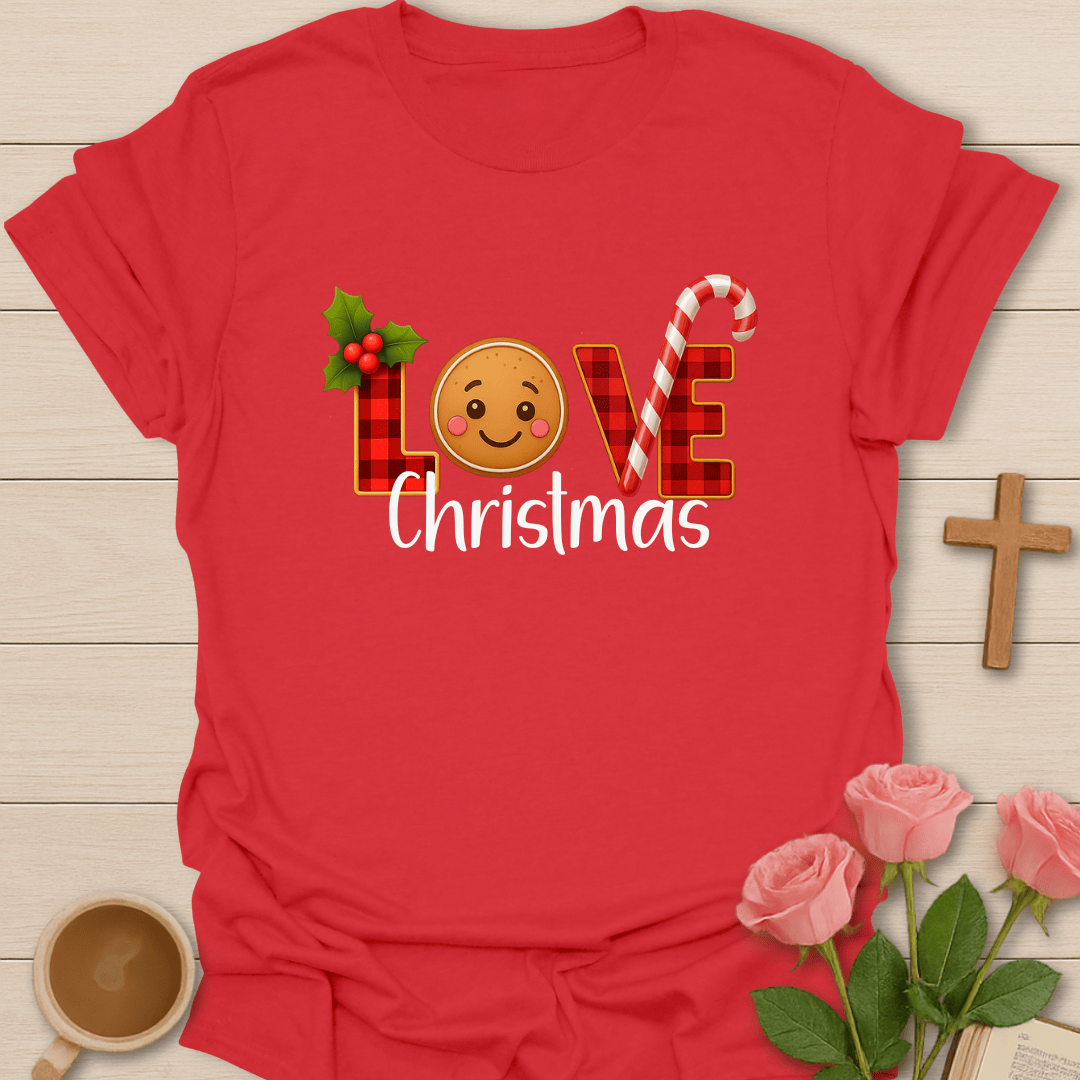 Gingerbread Love Christmas T-Shirt T-Shirt