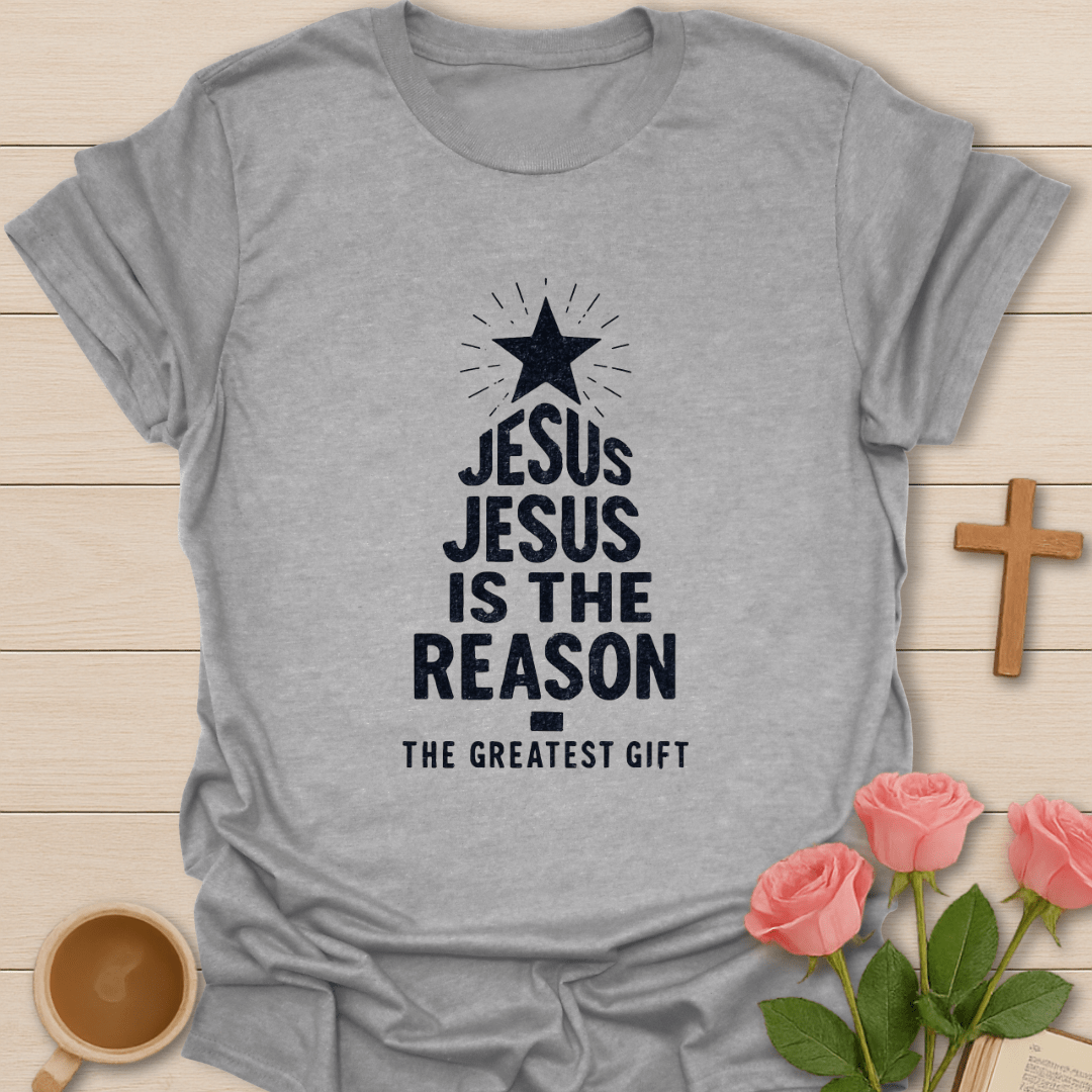 Jesus Tree of Light Christmas T-Shirt