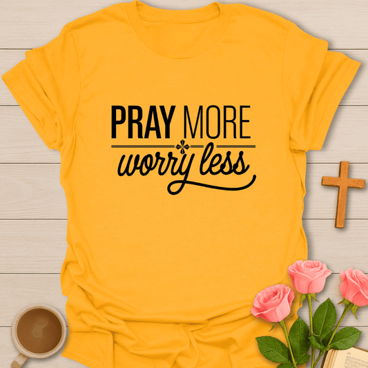Worry Less T-Shirt - Kozzy Co Gold / S