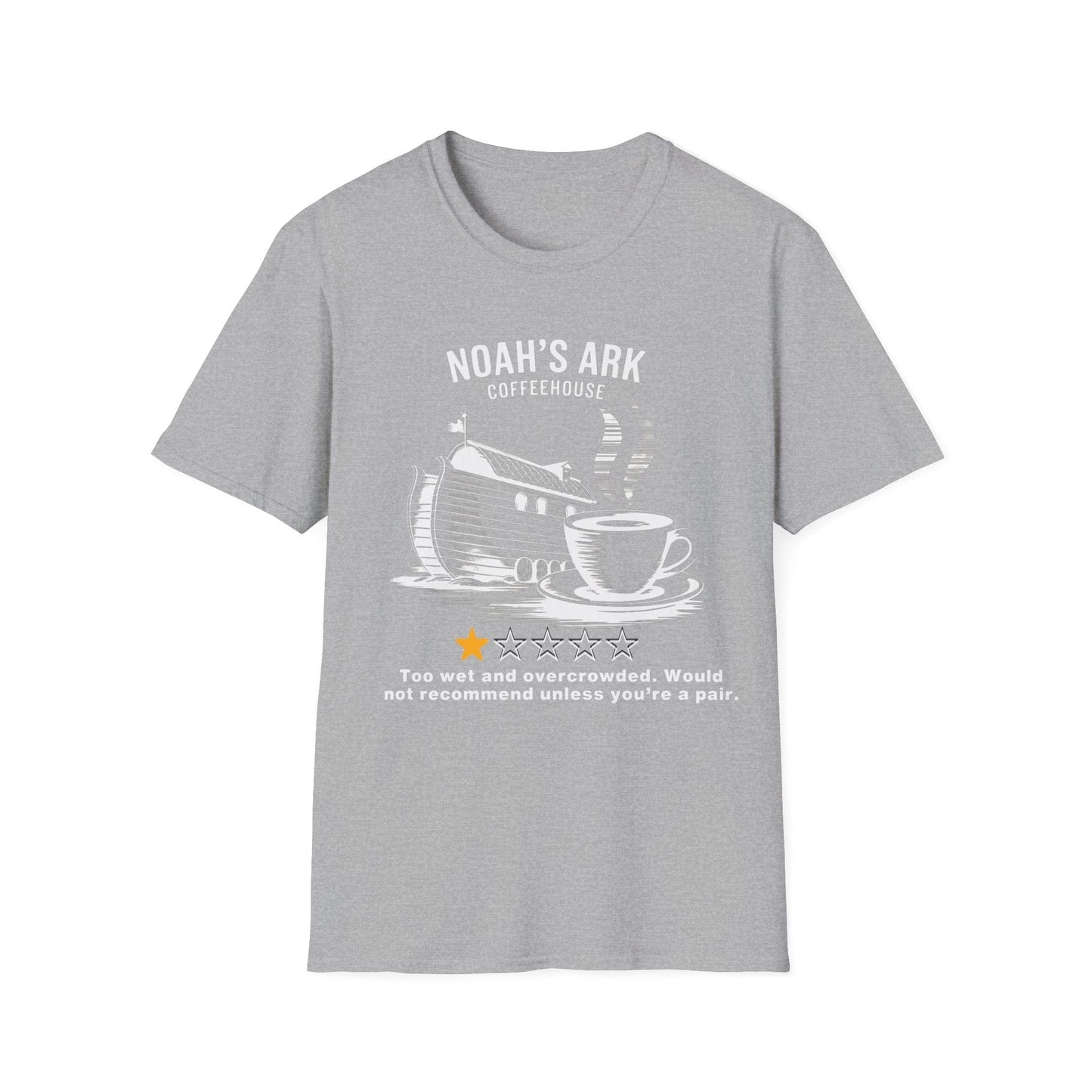 Noah's Ark Coffee House One Star Review T-Shirt