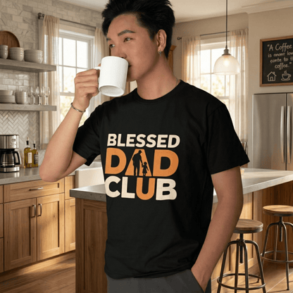 Blessed Dad Club T-Shirt T-Shirt