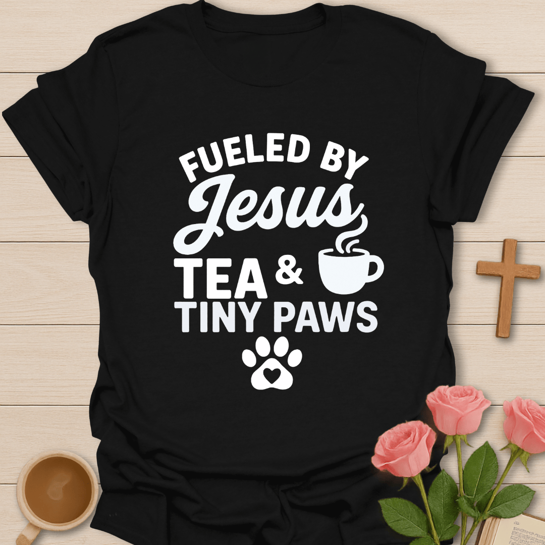Jesus Tea & Tiny Paws T-Shirt T-Shirt