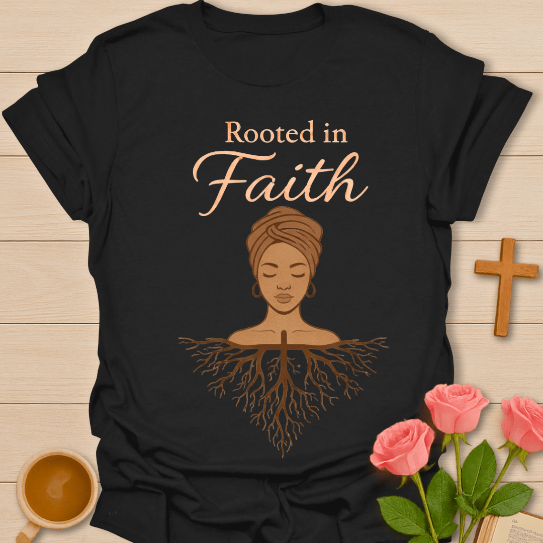 Afrohemian Rooted In Faith T-Shirt