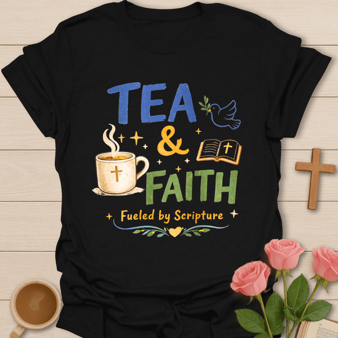 Tea & Faith: Fueled by Scripture T-Shirt