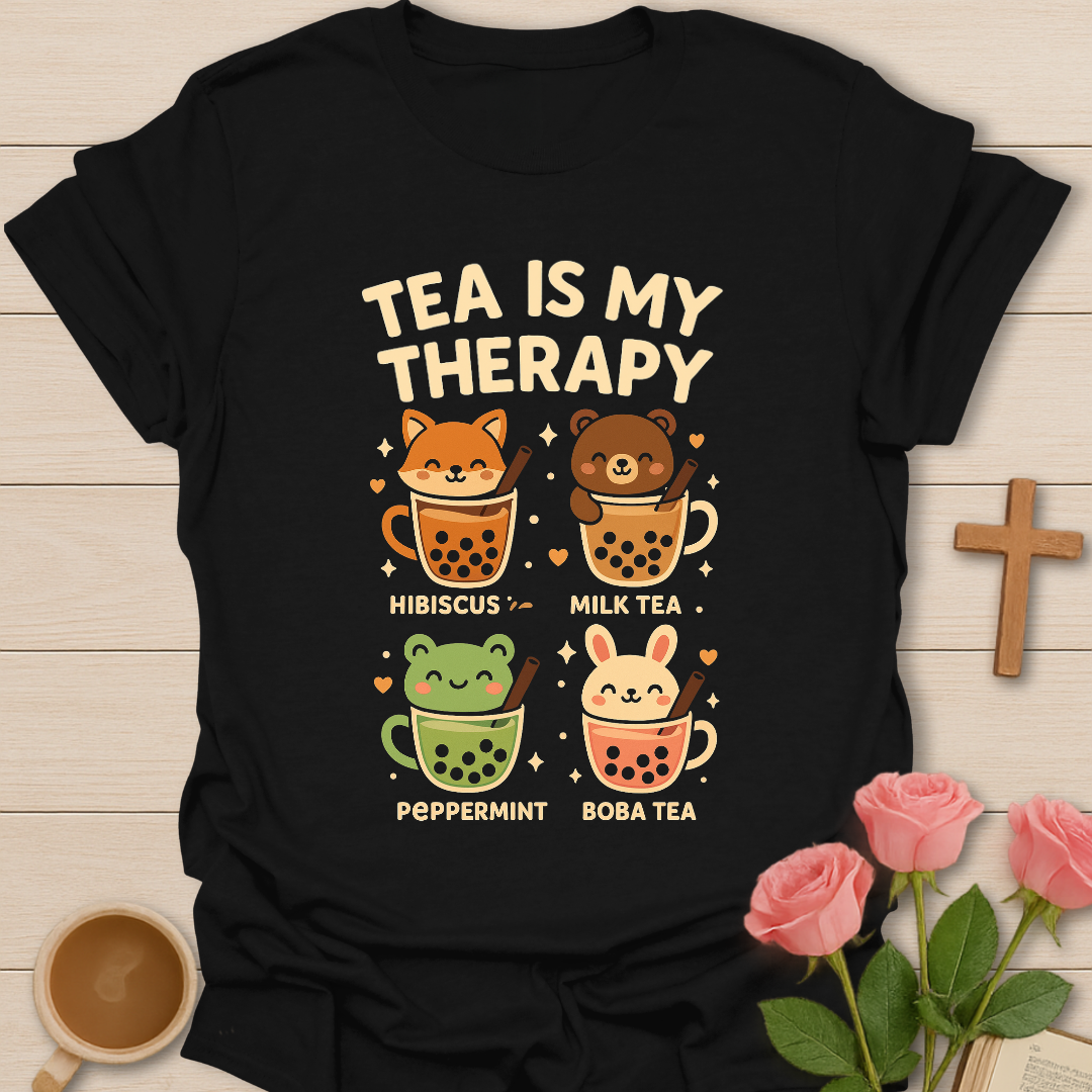 Tea Therapy Bobo Animals  T-Shirt