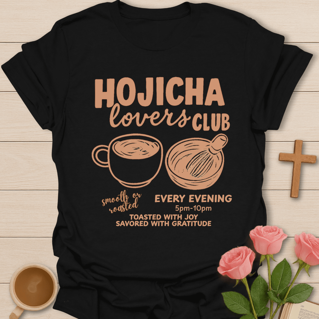Hojicha Lovers Club T-Shirt T-Shirt