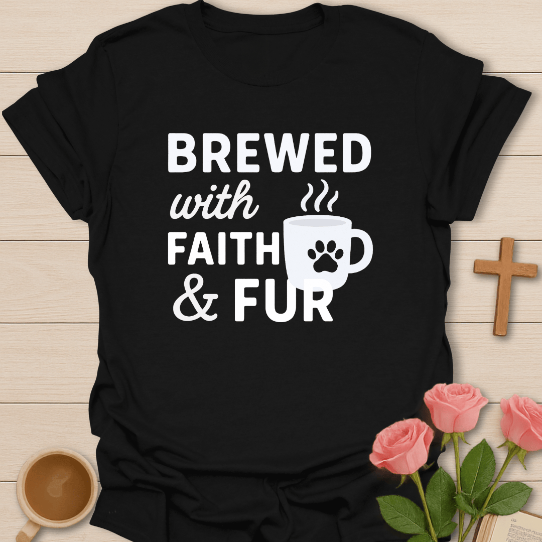 Brewed Fur & Faith T-Shirt