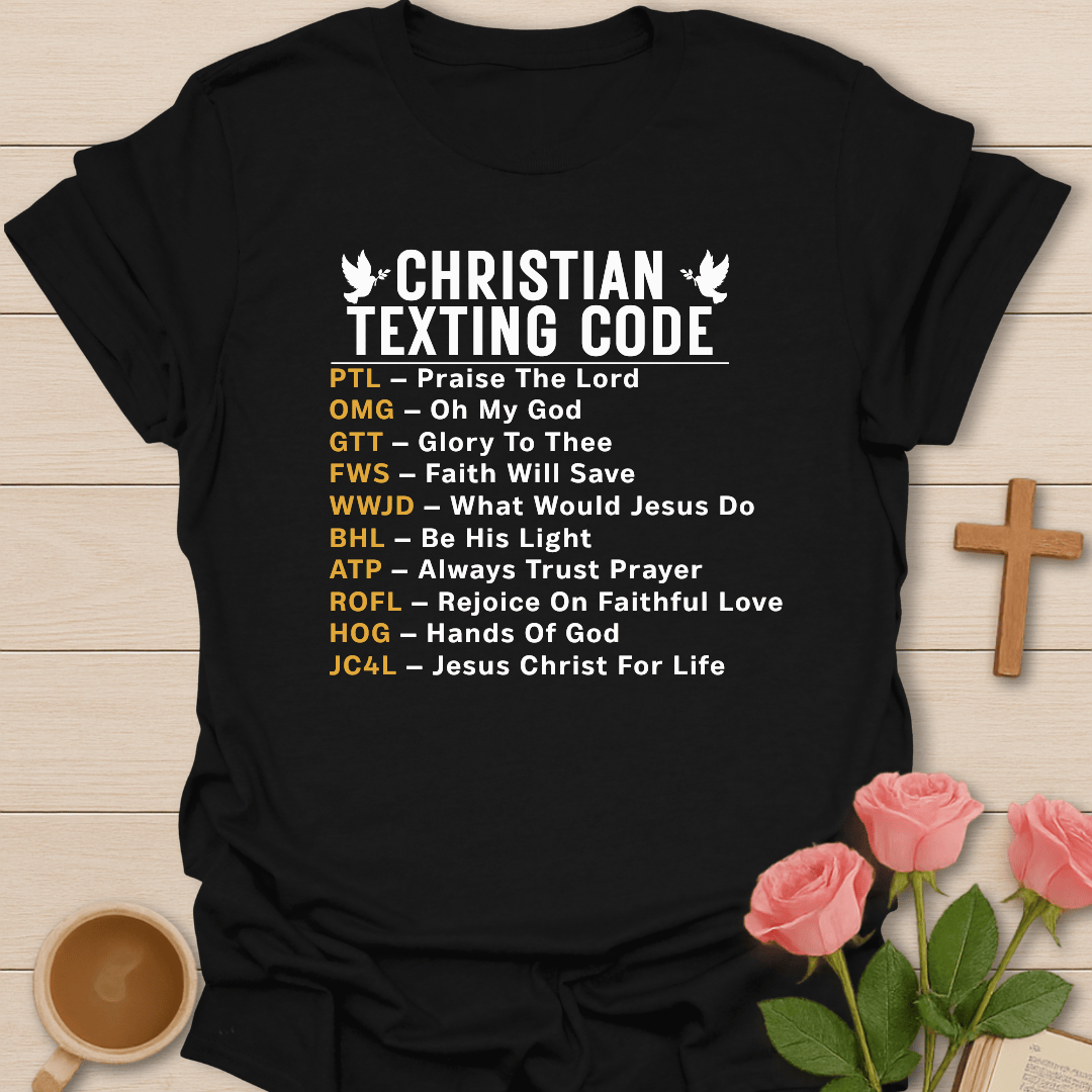 Christian Text Code T-Shirt T-Shirt