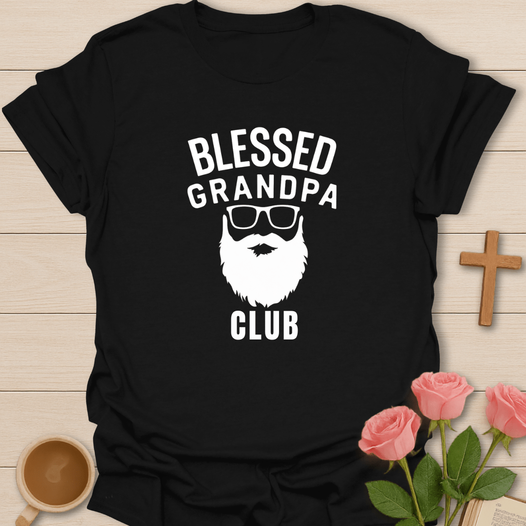 Blessed Grandpa Club T-Shirt